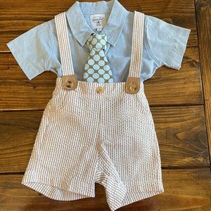 6-9 month mud pie outfit